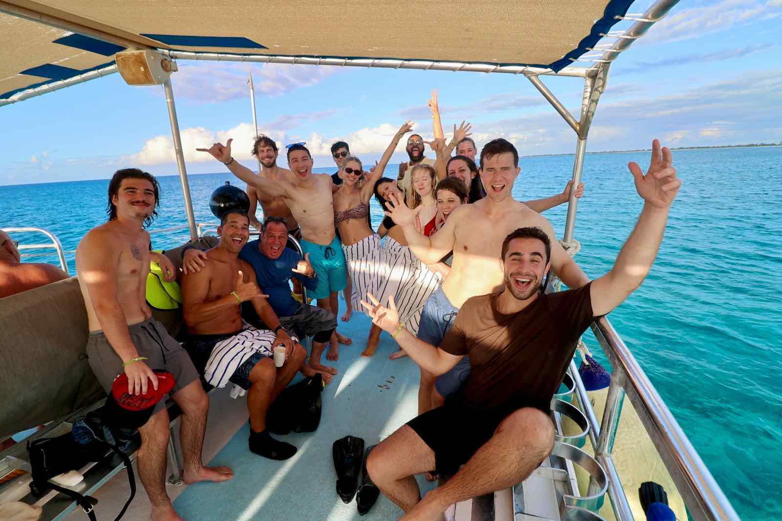 Snokeling off of Grace Bay Beach at Volleyball Vacations Retreat in Turks and Caicos